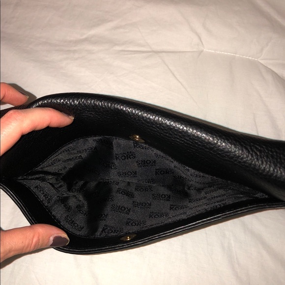 Michael Kors Shoulder Bag/Clutch in Black Leather - Picture 3 of 7